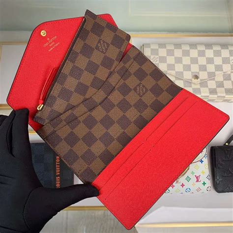 louis vuitton josephine damier wallet|louis vuitton clip wallet.